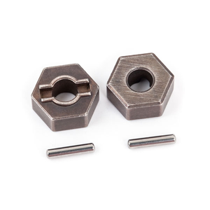 Wheel hubs, 12mm Hex (Steel) (2)/ Axle Pins (2): 1654R