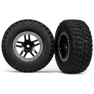Tires & Wheels SS BLK STN, CHRM/BFG MT: 4WD F/R, 2WD Rear