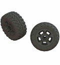 dBoots 'Ragnarok Mt' Tire Set Glued Black (2): F/R: ARA550052