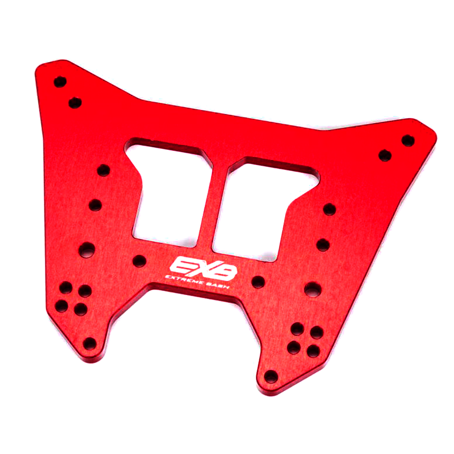 Rear Shock Tower CNC 7075 T6 Aluminum L Red: EXB: ARA320580