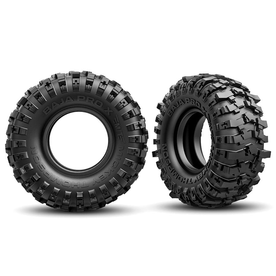 Traxxas Mickey Thompson Baja Pro X 2.2x1.0 inch TRX-4M crawler tires, pair