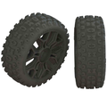 ARRMA Dboots '2HO' Tire Set, Glued - Gun Metal (2), Front/Rear for Typhon (ARA550088)