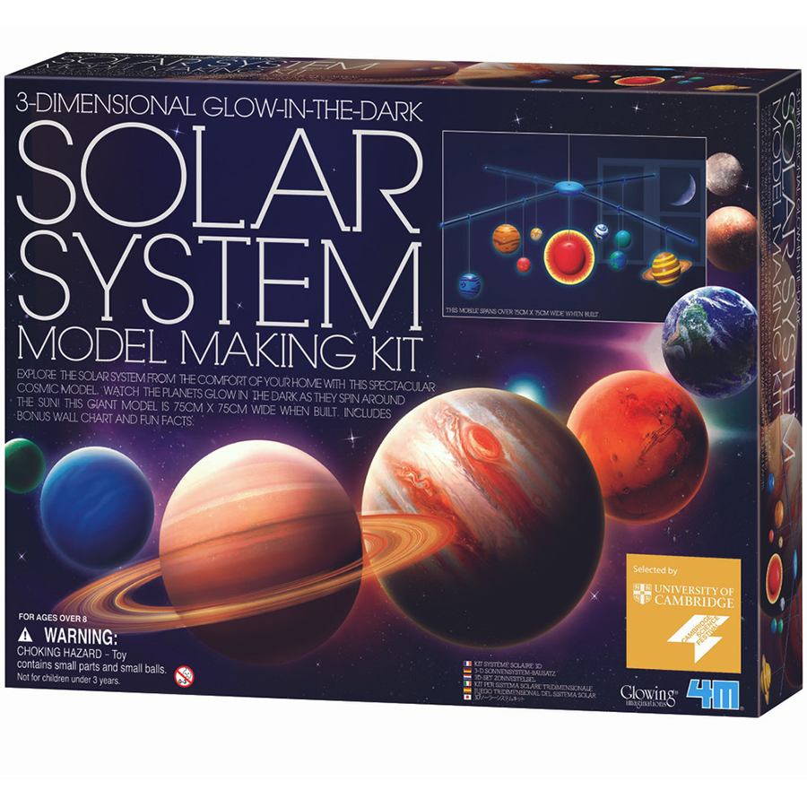 4M 3D Glow Solar System Kit, STEM Science Kit – Atlanta Hobby