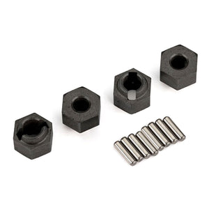 Traxxas Wheel Hubs, 7mm Hex (4)/ Axle Pins (8) (9750)