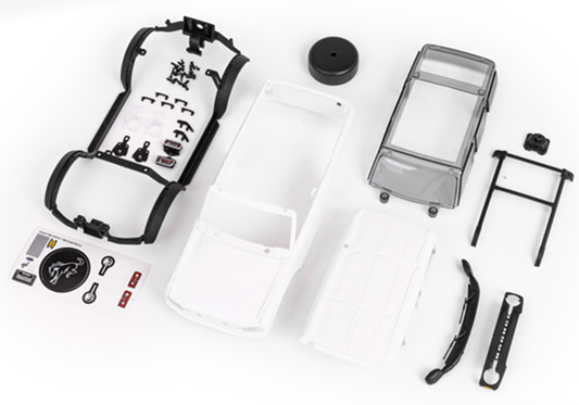 Body, TRX-4M Ford Bronco, Complete, Unassembled, White: 9711
