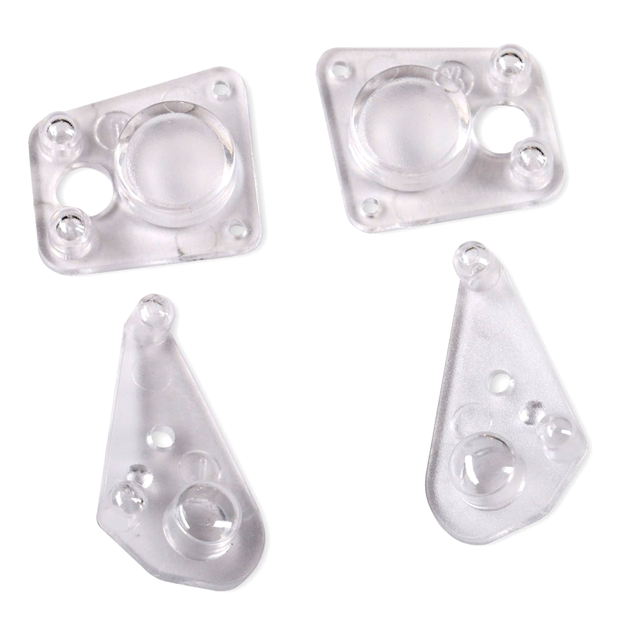 LED Lenses, Headlight (2), Tail Light (2) (fits #9712 body): 9719