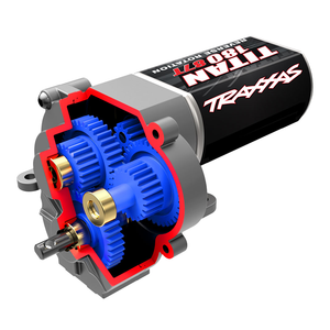 Traxxas Transmission, Complete, Speed with Titan 87T Motor (9791X)