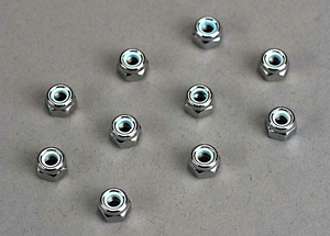 Traxxas Nuts Nylon Locking 4mm (10) (1747)