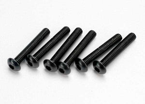Traxxas Button-Head Machine Screws 3x18 mm (6) (2583)