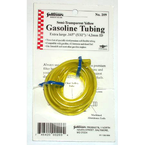 Gas Tubing, 3', Extra-Large, 5/32", Yellow