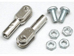 Threaded Rod Ends, Nickel Plated 4-40