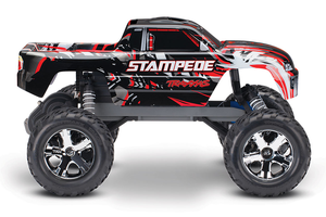 1/10 Stampede, 2WD, (Requires battery & charger): Red