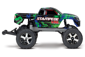 1/10 Stampede, 2WD, VXL, RTR w/TSM (Requires battery & charger): Green