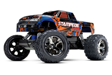 Load image into Gallery viewer, 1/10 Stampede, 2WD, VXL, RTR w/TSM (Requires battery &amp; charger): Orange
