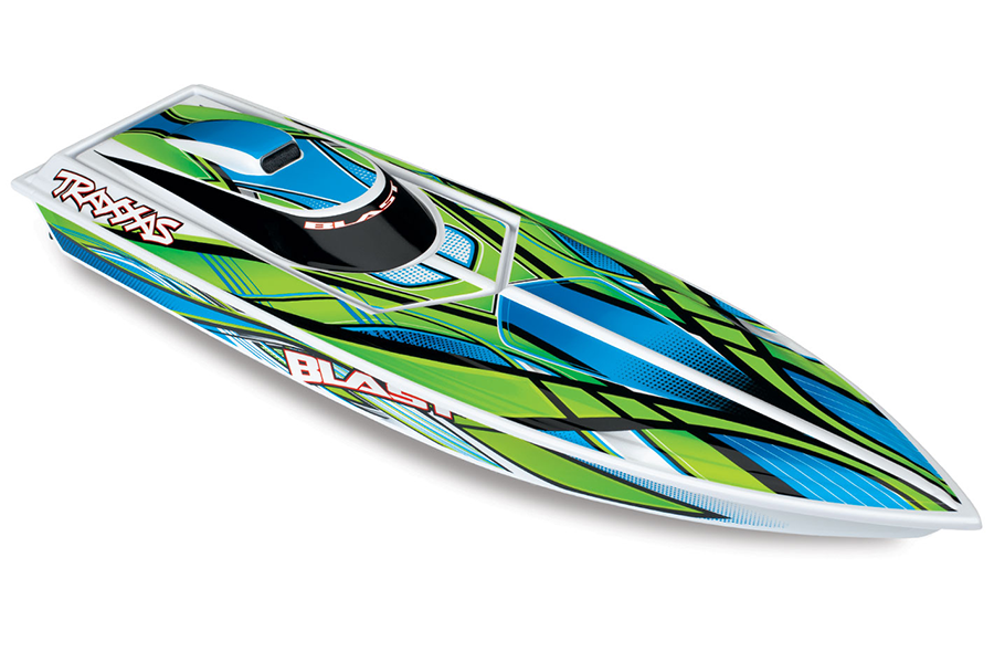 Traxxas Blast RTR Boat with Battery & Charger: Green/Blue (38104-8-Grn)