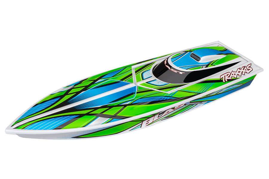 Traxxas Blast RTR Boat with Battery & Charger: Green/Blue (38104-8-Grn)