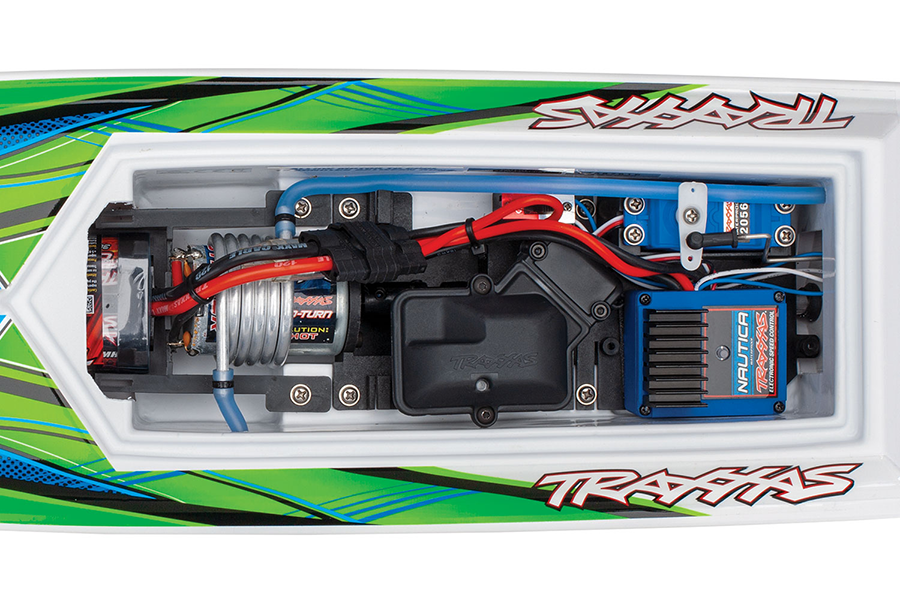 Traxxas Blast RTR Boat with Battery & Charger: Green/Blue (38104-8-Grn)