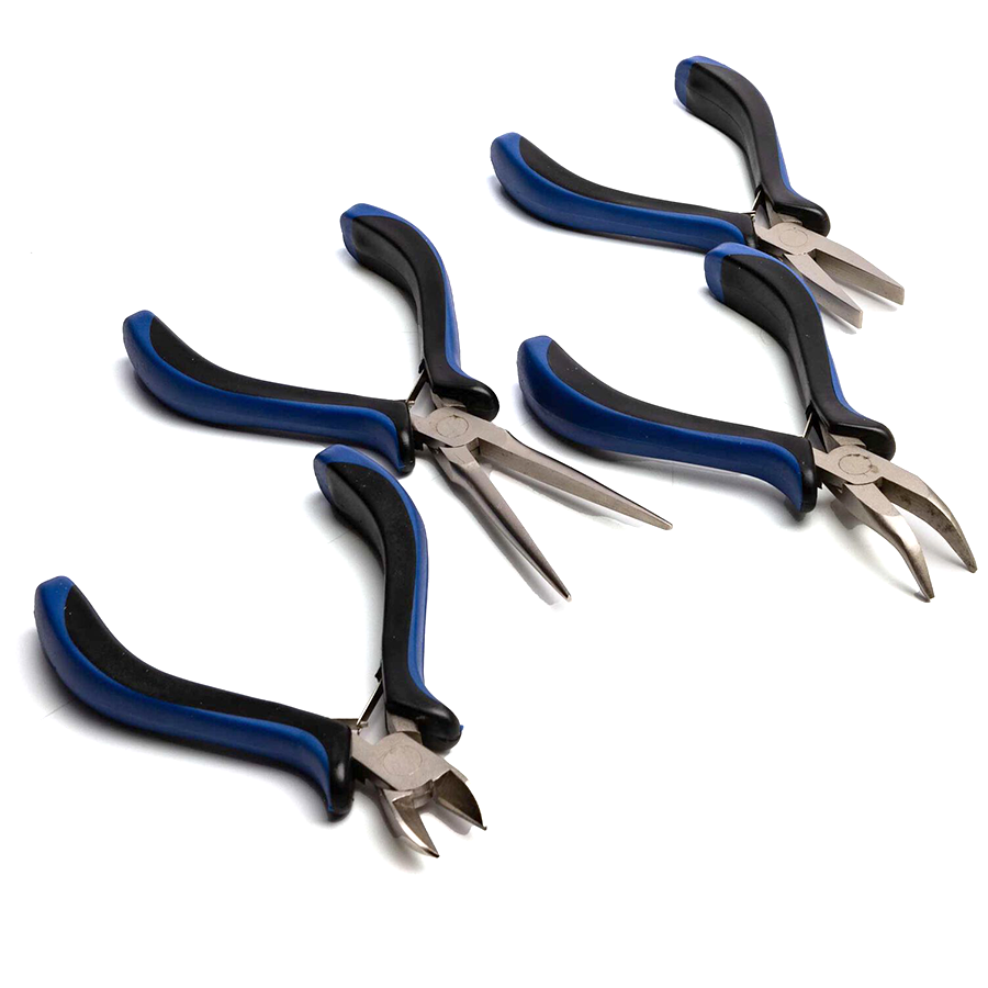 Hobby Essentials Pliers, Springloaded Set (4) (HDXK0018)