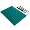 Cutting Mat Set w/Knife, File, & Tweezer