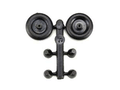 Du-Bro 1/2 in. micro tail wheels with retainers (DUB12MTW)