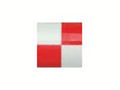 Hangar 9 UltraCote, 1" Squares, White/Red (HANU932)