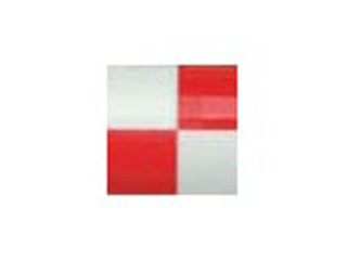 Hangar 9 UltraCote, 1" Squares, White/Red (HANU932)