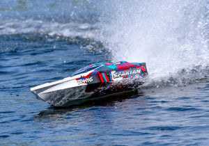 Spartan: BL 36" Race Boat w/TSM: Red