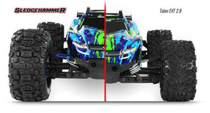 Sledgehammer Tires & Wheels (2): 4WD F/R, 2WD Frt