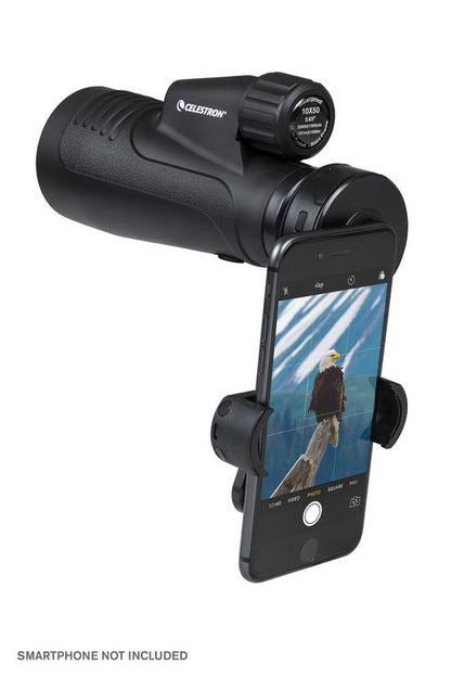 Outland X 10x50 Monocular w/ Smartphone Adapter