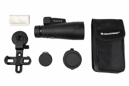 Outland X 10x50 Monocular w/ Smartphone Adapter