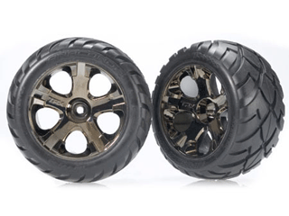 Anaconda Tires (2)/ Blk Chrome Whls, FRT