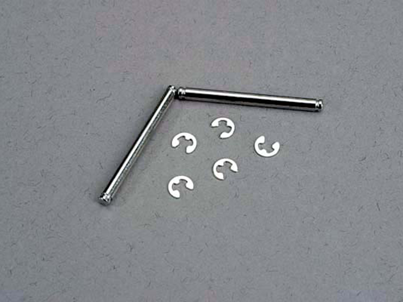 Suspension Pins, 2.5x31.5mm (King Pins) w/E-clips (2): 3740
