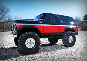 1/10 TRX-4 79 Bronco, 4WD, RTD (Requires battery & charger): Red