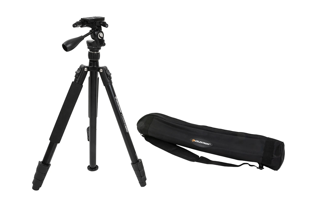 Celestron Tripod Hummingbird Fast Action Pan Tilt Head (82051)