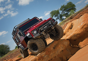 1/10 TRX-4 Defender, 4WD, RTD (Requires battery & charger): Red