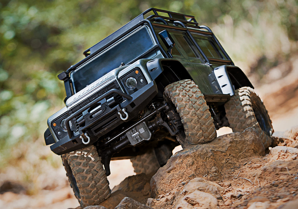 1/10 TRX-4 Land Rover Defender, 4WD, RTD (Requires battery & charger): Silver