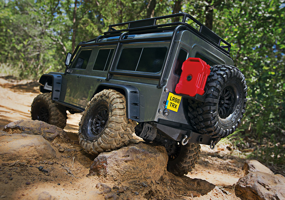 1/10 TRX-4 Land Rover Defender, 4WD, RTD (Requires battery & charger): Silver