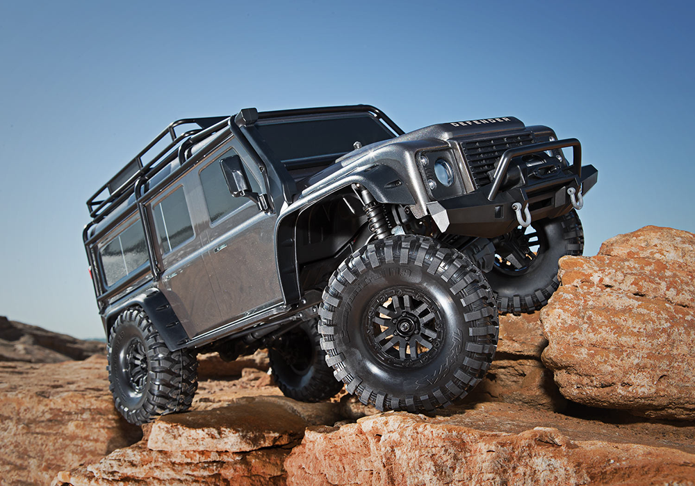 1/10 TRX-4 Land Rover Defender, 4WD, RTD (Requires battery & charger): Silver