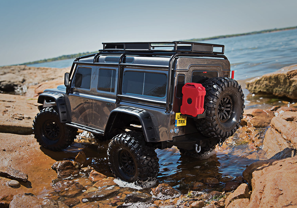 1/10 TRX-4 Land Rover Defender, 4WD, RTD (Requires battery & charger): Silver