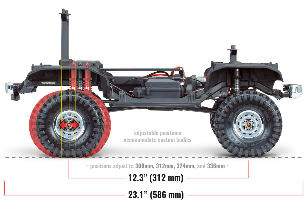 1/10 TRX-4 '79 Blazer, 4WD, RTD (Requires battery & charger): Red