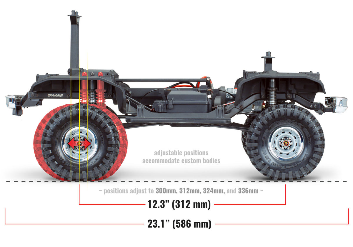 1/10 TRX-4 '79 Blazer, 4WD, RTD (Requires battery & charger): Red