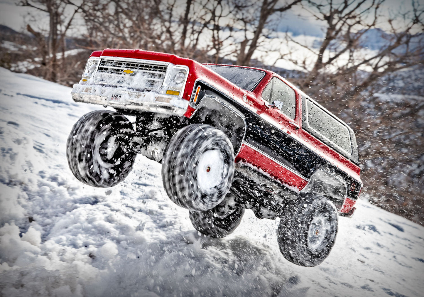 1/10 TRX-4 '79 Blazer, 4WD, RTD (Requires battery & charger): Red