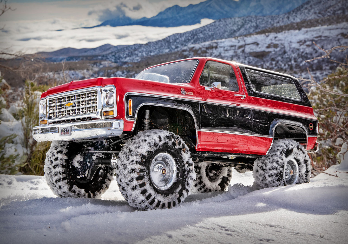 1/10 TRX-4 '79 Blazer, 4WD, RTD (Requires battery & charger): Red