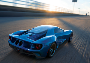 1/10 Ford GT, 4WD, RTD (Requires battery & charger): Grabber Blue