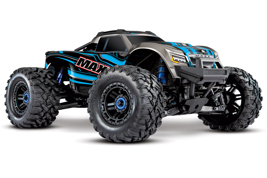 1/10 Maxx, 4WD, RTD (Requires battery & charger): Blue