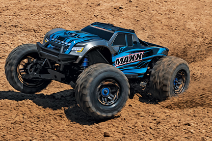 1/10 Maxx, 4WD, RTD (Requires battery & charger): Blue