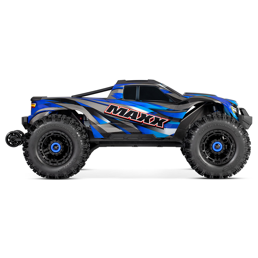 1/10 Maxx w/WideMaxx®, 4WD, RTR (Requires battery & charger): Blue