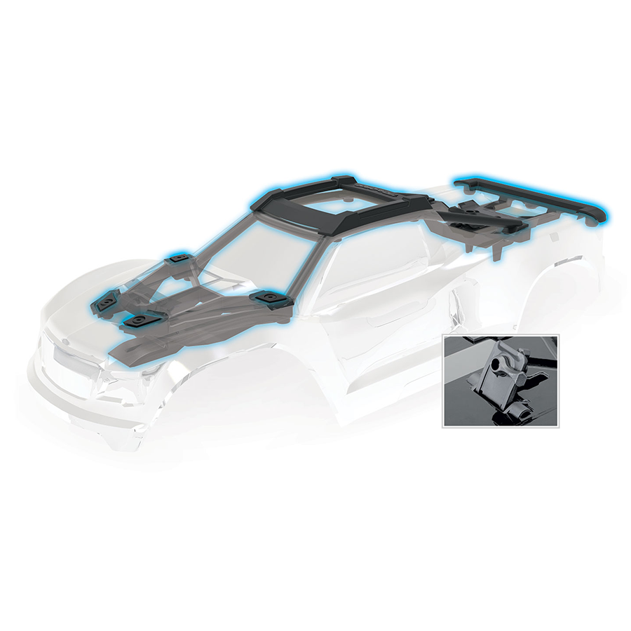 1/10 Maxx w/WideMaxx®, 4WD, RTR (Requires battery & charger): Blue