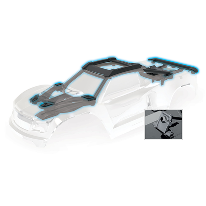 1/10 Maxx w/WideMaxx®, 4WD, RTR (Requires battery & charger): Blue