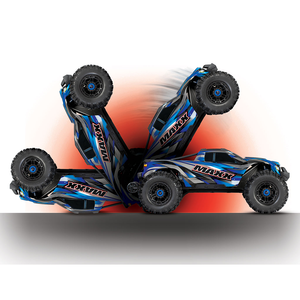 1/10 Maxx w/WideMaxx®, 4WD, RTR (Requires battery & charger): Blue